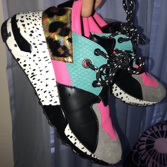 cliff multi wedge sneakers